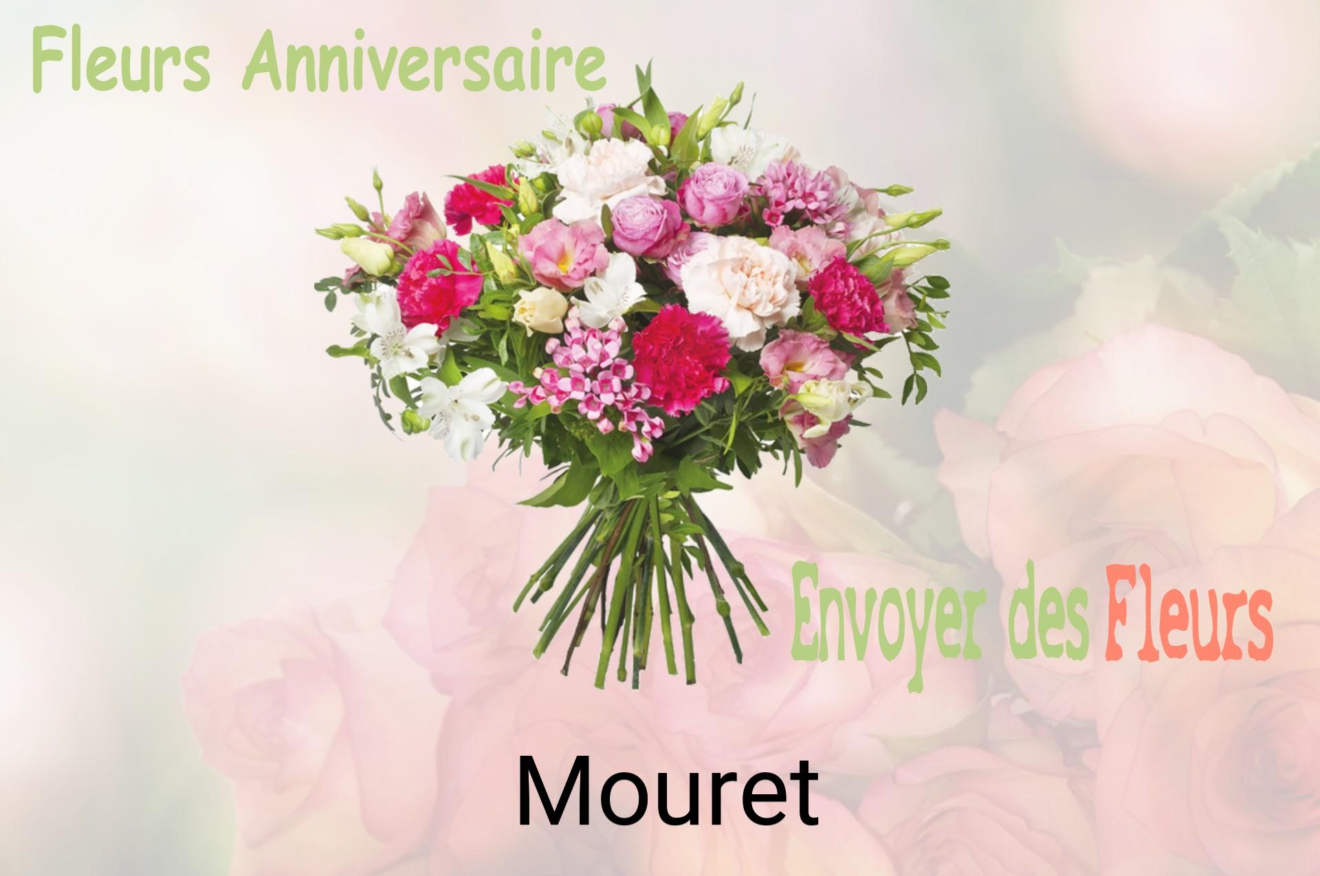 Bouquet de fleurs d’anniversaire livré à Mouret